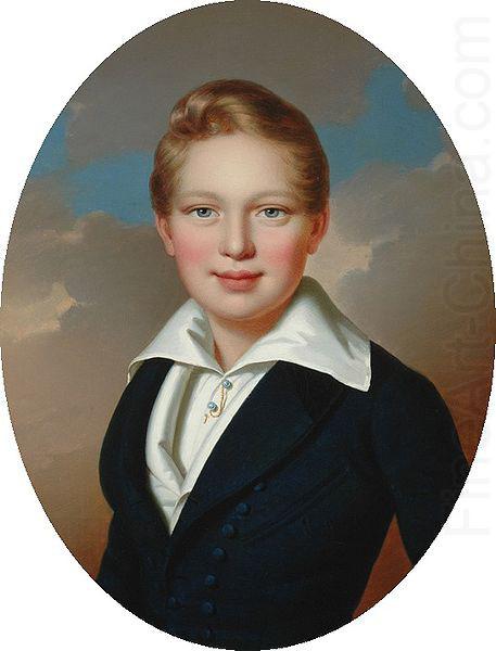 Portrait of Archduke Alexander of Austria son of Archduke Joseph, Palatine of Hungary, unknow artist